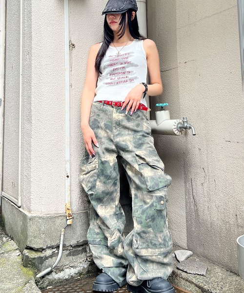 Figments（フィグメンツ）の「ZIPショルダーニットタンク（その他トップス・レディース・ブラック/ホワイト・FREE）」の10枚目の写真