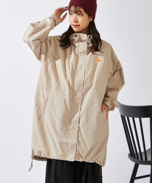 美品 アギュー　3way ロングマウンテンパーカー　キルティングベスト付 白 美品 アギュー 3way ロングマウンテンパーカー キルティングベスト付