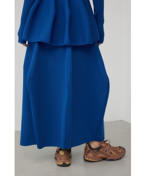 PLUS（プラス）の「【PLUS】コクーンパターンニットスカート（スカート・レディース・ダークブルー/ブラック/マジェンタ・MEDIUM/SMALL）」の14枚目の写真