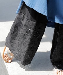 ストレッチワイドペチパンツ