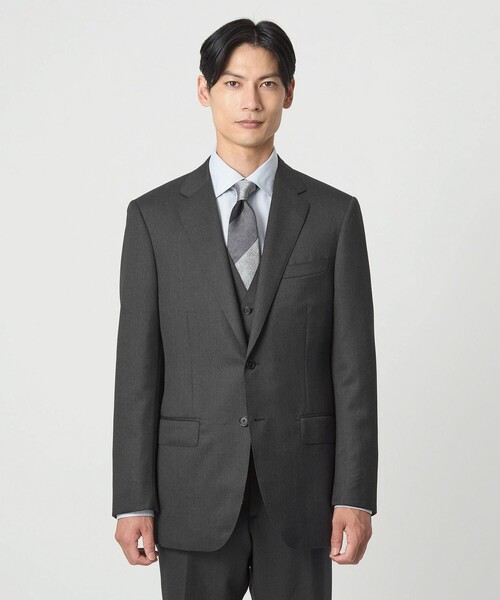 Green label relaxing ネイビー ジャケット メンズ スーツ green label relaxing セットアップ 「WEB限定」JUST fit ドライ