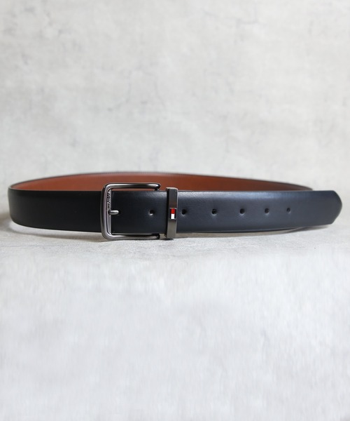TOMMY HILFIGER（トミーヒルフィガー）の「TOMMY HILFIGER ビジネスリバーシブルベルト（ベルト・メンズ・ブラック系その他・X-LARGE/LARGE/MEDIUM/SMALL）」の7枚目の写真