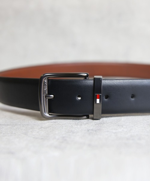 TOMMY HILFIGER（トミーヒルフィガー）の「TOMMY HILFIGER ビジネスリバーシブルベルト（ベルト・メンズ・ブラック系その他・X-LARGE/LARGE/MEDIUM/SMALL）」の10枚目の写真