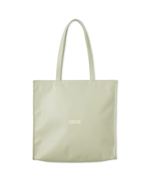 FURFUR（ファーファー）の「【USAGI ONLINE/ZOZOTOWN限定】ファスナー付きキャリーオントートバッグ（トートバッグ・レディース・アイボリー/ブラック/イエロー/レッド/ピンク/ライトブルー/ネイビー/グリーン/ブラウン/ラベンダー・F）」の5枚目の写真