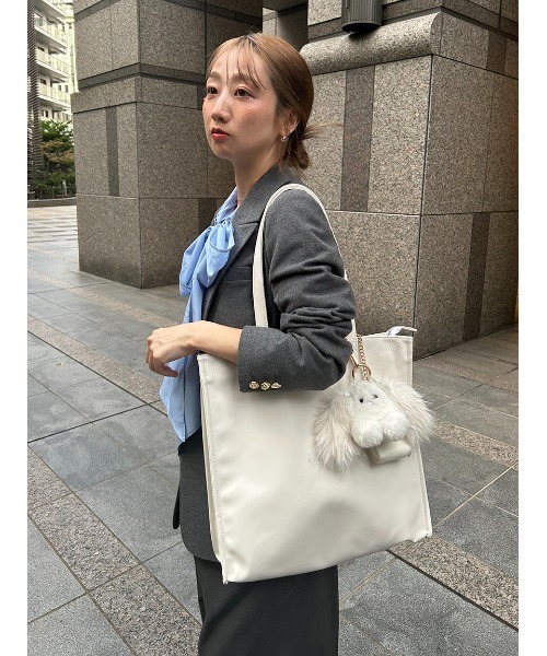 USAGI ONLINE/ZOZOTOWN限定】ファスナー付きキャリーオントートバッグ