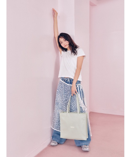 USAGI ONLINE/ZOZOTOWN限定】ファスナー付きキャリーオントートバッグ