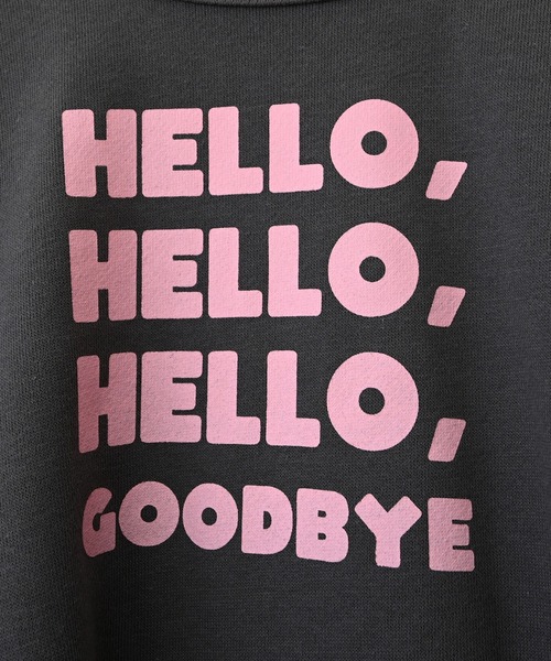 FOV（フォブ）の「フォブ HELLO スウェットワンピース（ワンピース・キッズ・チャコールグレー/アッシュグレー/ブラック・XL/L/M/S）」の14枚目の写真