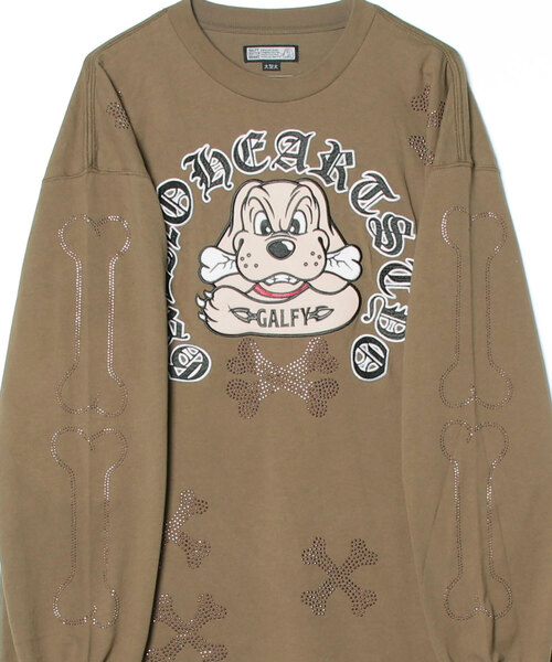 GALFY(ガルフィー)の「【GALFY/ガルフィー】ピカピカ骨骨ロンTee(Tシャツ/カットソー・メンズ・ブラック/ホワイト/グレイッシュベージュ・XL/L/M)」の21枚目の写真