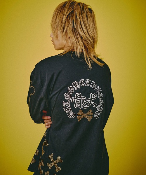 GALFY(ガルフィー)の「【GALFY/ガルフィー】ピカピカ骨骨ロンTee(Tシャツ/カットソー・メンズ・ブラック/ホワイト/グレイッシュベージュ・XL/L/M)」の18枚目の写真