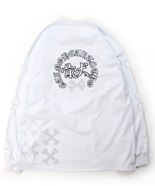 GALFY(ガルフィー)の「【GALFY/ガルフィー】ピカピカ骨骨ロンTee(Tシャツ/カットソー・メンズ・ブラック/ホワイト/グレイッシュベージュ・XL/L/M)」の7枚目の写真