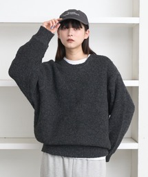flaner | Loose boucle knit / ルーズブークレニット(ニット/セーター)