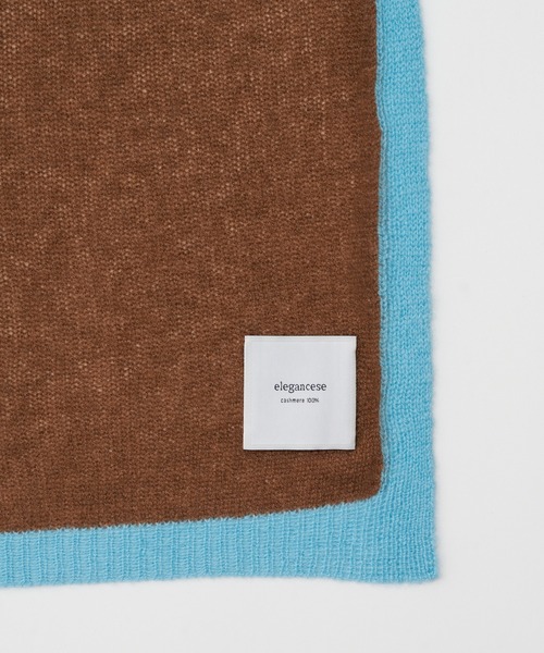 elegancese（エレガンセーゼ）の「【elegancese】Mesh cashmere stole（ストール/ショール・レディース・グリーン/ブラウン/ライトグレー/ホワイト/オレンジ/チャコールグレー・FREE）」の11枚目の写真