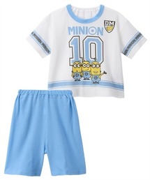 MINIONS（ミニオンズ）の「【スヌーピー】【ミニオンズ】ユニフォーム風半袖パジャマ（ベビーパジャマ/スリーパー）」