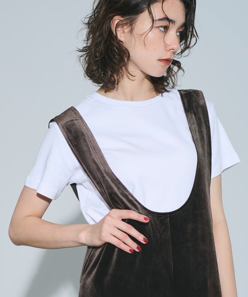 coca(coca)(コカ)の「ベロアオールインワン(つなぎ/オールインワン・レディース・ブラック/ブラウン・M/L)」の22枚目の写真
