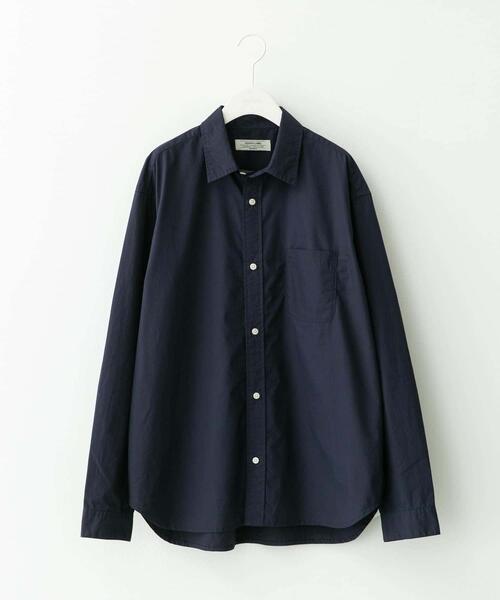 URBAN RESEARCH Sonny Label（アーバンリサーチサニーレーベル）の「高密度タイプライターレギュラーシャツ（シャツ/ブラウス・メンズ・ホワイト/ベージュ系その他/ネイビー/ブルー系その他/カーキ・MEDIUM/LARGE/X-LARGE）」の5枚目の写真