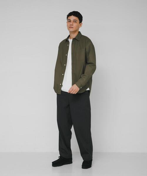 Lia3013 セール】高密度タイプライターレギュラーシャツ（シャツ/ブラウス