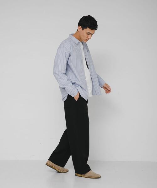 URBAN RESEARCH Sonny Label（アーバンリサーチサニーレーベル）の「高密度タイプライターレギュラーシャツ（シャツ/ブラウス・メンズ・ホワイト/ベージュ系その他/ネイビー/ブルー系その他/カーキ・MEDIUM/LARGE/X-LARGE）」の14枚目の写真