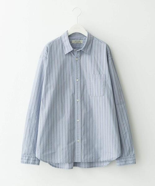 URBAN RESEARCH Sonny Label（アーバンリサーチサニーレーベル）の「高密度タイプライターレギュラーシャツ（シャツ/ブラウス・メンズ・ホワイト/ベージュ系その他/ネイビー/ブルー系その他/カーキ・MEDIUM/LARGE/X-LARGE）」の13枚目の写真