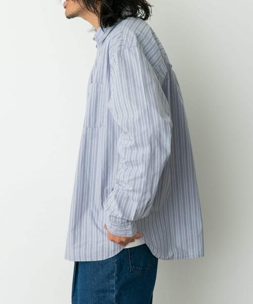 URBAN RESEARCH Sonny Label（アーバンリサーチサニーレーベル）の「高密度タイプライターレギュラーシャツ（シャツ/ブラウス・メンズ・ホワイト/ベージュ系その他/ネイビー/ブルー系その他/カーキ・MEDIUM/LARGE/X-LARGE）」の11枚目の写真