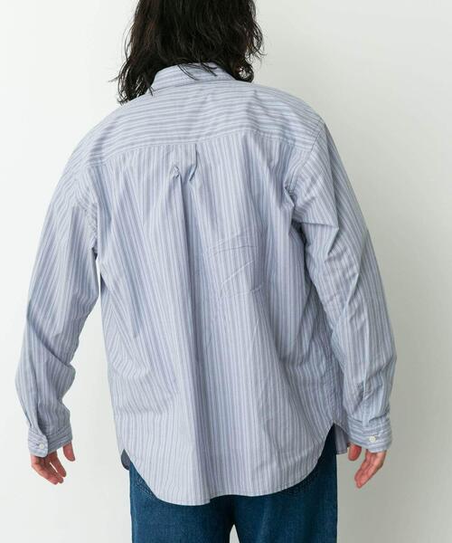 URBAN RESEARCH Sonny Label（アーバンリサーチサニーレーベル）の「高密度タイプライターレギュラーシャツ（シャツ/ブラウス・メンズ・ホワイト/ベージュ系その他/ネイビー/ブルー系その他/カーキ・MEDIUM/LARGE/X-LARGE）」の10枚目の写真