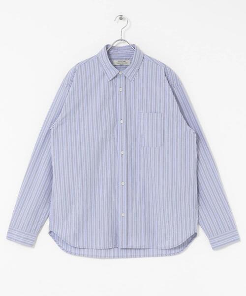 URBAN RESEARCH Sonny Label（アーバンリサーチサニーレーベル）の「高密度タイプライターレギュラーシャツ（シャツ/ブラウス・メンズ・ホワイト/ベージュ系その他/ネイビー/ブルー系その他/カーキ・MEDIUM/LARGE/X-LARGE）」の7枚目の写真