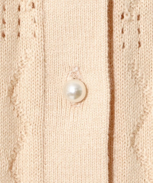 flower（フラワー）の「レーシーポロトップ2（ニット/セーター・レディース・アイボリー/オレンジ・FREE）」の12枚目の写真