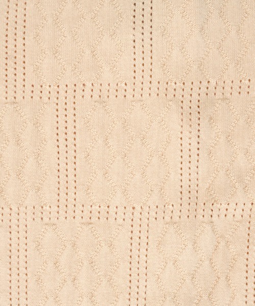 flower（フラワー）の「レーシーポロトップ2（ニット/セーター・レディース・アイボリー/オレンジ・FREE）」の5枚目の写真