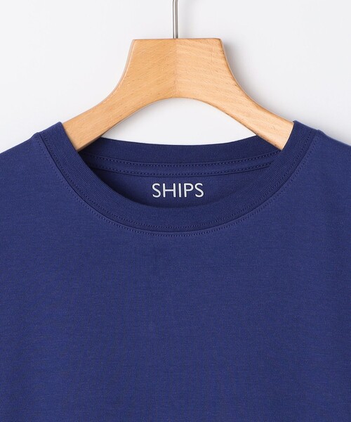 SHIPS（シップス）の「SHIPS KIDS:140～160cm /ファスナー ポケット付き ロング スリーブ Tシャツ（Tシャツ/カットソー・キッズ・ホワイト/ブルー・140/150/160）」の18枚目の写真