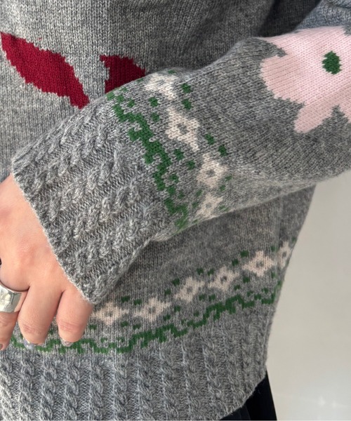 Fano S'tudios ツーピースニットカーディガン カーディガン バッジスティッチニットカーディガン FD22S104【Fano