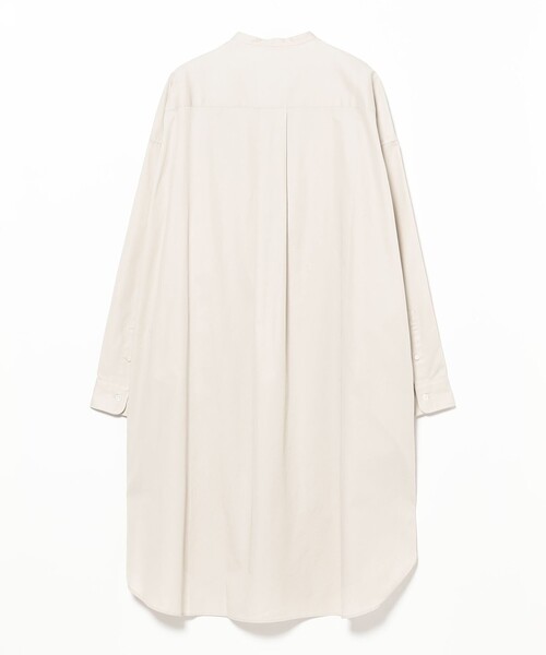 GYMPHLEX(ジムフレックス)の「Gymphlex / バンドカラー シャツ ワンピース(ワンピース・レディース・ベージュ/ライトブラウン・14)」の18枚目の写真