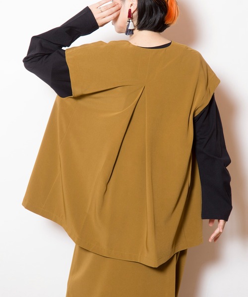 オズモーシス（OSMOSIS）/バックタックジレ セール】バックタックジレ（ベスト）｜OSMOSIS（オズモーシス）の