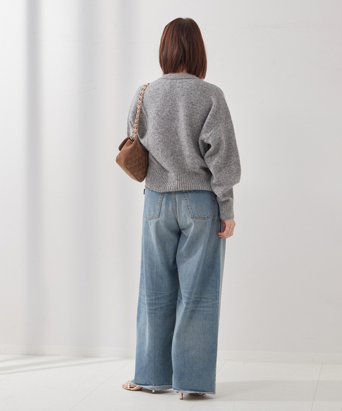 journal standard L'essage(ジャーナルスタンダードレサージュ)の「《追加2》TWINKLE スキッパーカーディガン(カーディガン/ボレロ・レディース・オレンジ系その他/グレー/パープル系その他・FREE)」の5枚目の写真