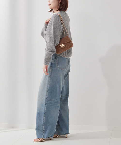 journal standard L'essage(ジャーナルスタンダードレサージュ)の「《追加2》TWINKLE スキッパーカーディガン(カーディガン/ボレロ・レディース・オレンジ系その他/グレー/パープル系その他・FREE)」の7枚目の写真