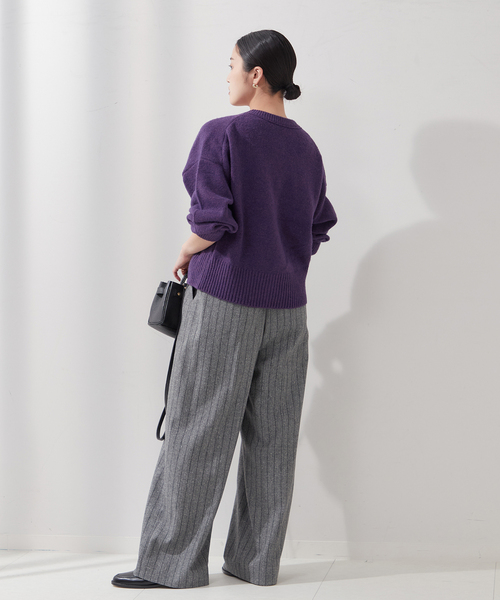 journal standard L'essage(ジャーナルスタンダードレサージュ)の「《追加2》TWINKLE スキッパーカーディガン(カーディガン/ボレロ・レディース・オレンジ系その他/グレー/パープル系その他・FREE)」の12枚目の写真