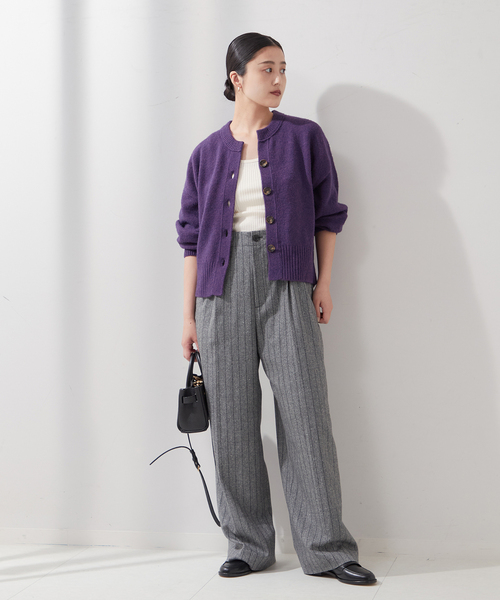 journal standard L'essage(ジャーナルスタンダードレサージュ)の「《追加2》TWINKLE スキッパーカーディガン(カーディガン/ボレロ・レディース・オレンジ系その他/グレー/パープル系その他・FREE)」の14枚目の写真