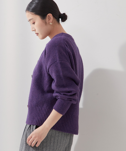 journal standard L'essage(ジャーナルスタンダードレサージュ)の「《追加2》TWINKLE スキッパーカーディガン(カーディガン/ボレロ・レディース・オレンジ系その他/グレー/パープル系その他・FREE)」の16枚目の写真