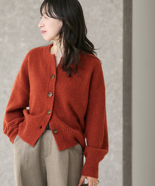 journal standard L'essage(ジャーナルスタンダードレサージュ)の「《追加2》TWINKLE スキッパーカーディガン(カーディガン/ボレロ・レディース・オレンジ系その他/グレー/パープル系その他・FREE)」の22枚目の写真