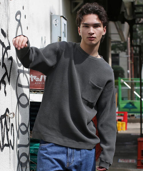 MANASTASH(マナスタッシュ)の「MANASTASH/マナスタッシュ/HEAVY SNUG THERMAL L/S TEE(Tシャツ/カットソー・メンズ・ブラック/ワイン/ライトグレー/ホワイト・M/S/L/XL)」の6枚目の写真