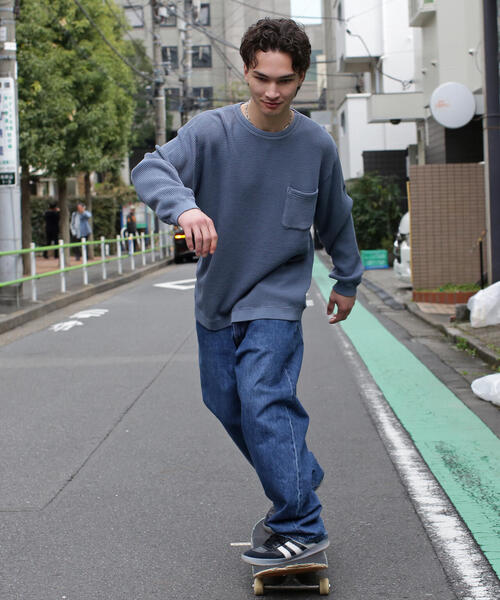 MANASTASH(マナスタッシュ)の「MANASTASH/マナスタッシュ/HEAVY SNUG THERMAL L/S TEE(Tシャツ/カットソー・メンズ・ブラック/ワイン/ライトグレー/ホワイト・M/S/L/XL)」の3枚目の写真