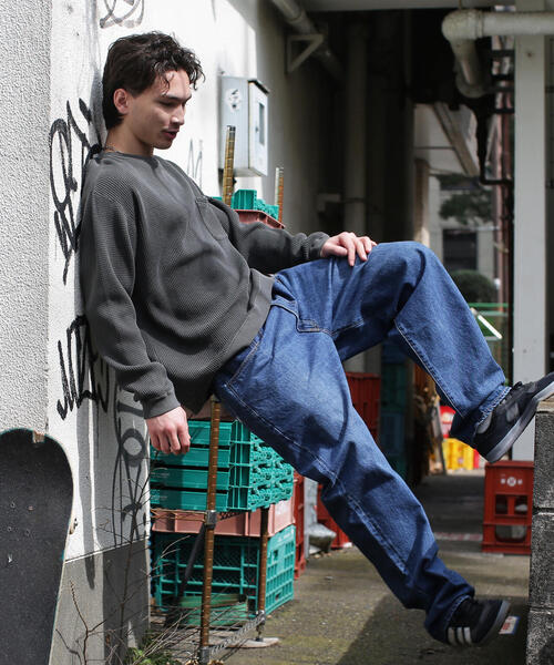MANASTASH(マナスタッシュ)の「MANASTASH/マナスタッシュ/HEAVY SNUG THERMAL L/S TEE(Tシャツ/カットソー・メンズ・ブラック/ワイン/ライトグレー/ホワイト・M/S/L/XL)」の2枚目の写真