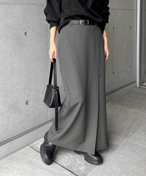前スリットロングタイトスカート（スカート）｜Freesia by andme