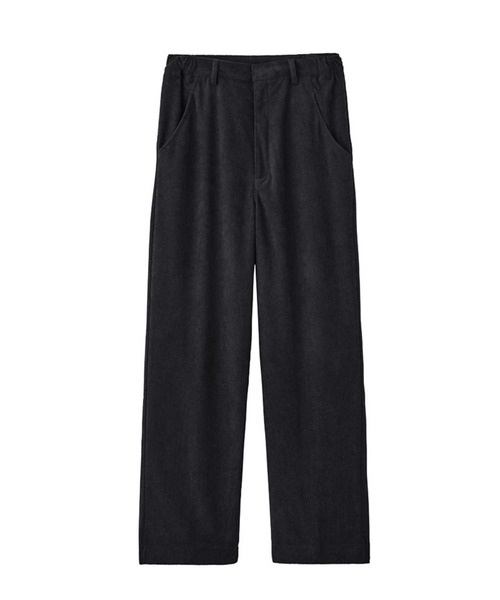 Tuche(トゥシェ)の「Tuche/トゥシェ ワイドパンツ 細畝コーデュロイ(その他パンツ・レディース・ダークブラウン/ブラック/アイボリー・MEDIUM/LARGE/X-LARGE)」の2枚目の写真