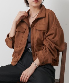 IENA LA BOUCLE GOAT SUEDE レザージャケット IENA LA BOUCLE ゴートスエードジャケット（その他アウター