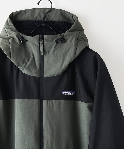 ragged mountain(ラギットマウンテン)の「【RAGGED MOUNTAIN/ラギットマウンテン】【耐水圧10,000mmの本格防水性】HAMPTON/ハンプトン 裏シャギージャケット 防風 暖かい ウインドブレーカー キャンプ 登山 釣り 自転車 バイク ユニセックス(ブルゾン・メンズ・ブラック/ライトグレー/ベージュ/グリーン・LARGE/MEDIUM/X-LARGE)」の4枚目の写真