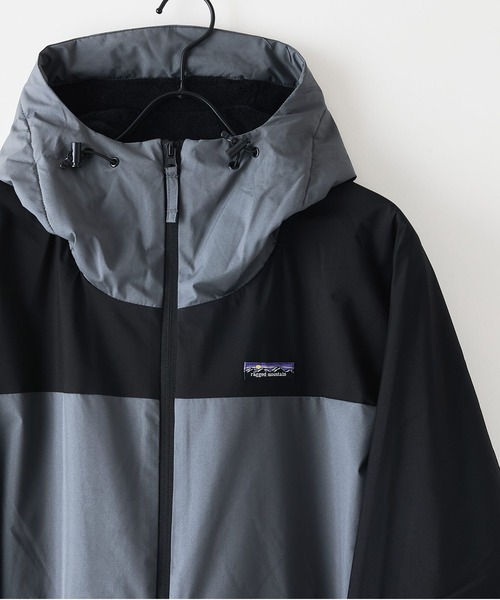 ragged mountain(ラギットマウンテン)の「【RAGGED MOUNTAIN/ラギットマウンテン】【耐水圧10,000mmの本格防水性】HAMPTON/ハンプトン 裏シャギージャケット 防風 暖かい ウインドブレーカー キャンプ 登山 釣り 自転車 バイク ユニセックス(ブルゾン・メンズ・ブラック/ライトグレー/ベージュ/グリーン・LARGE/MEDIUM/X-LARGE)」の2枚目の写真