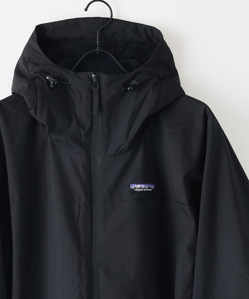 ragged mountain(ラギットマウンテン)の「【RAGGED MOUNTAIN/ラギットマウンテン】【耐水圧10,000mmの本格防水性】HAMPTON/ハンプトン 裏シャギージャケット 防風 暖かい ウインドブレーカー キャンプ 登山 釣り 自転車 バイク ユニセックス(ブルゾン・メンズ・ブラック/ライトグレー/ベージュ/グリーン・LARGE/MEDIUM/X-LARGE)」の1枚目の写真