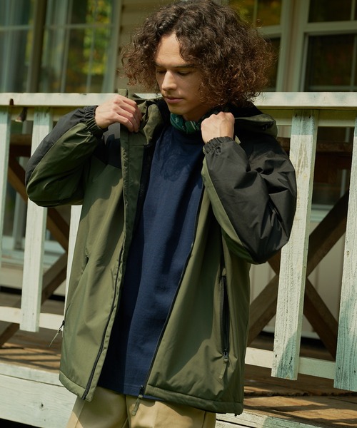 ragged mountain(ラギットマウンテン)の「【RAGGED MOUNTAIN/ラギットマウンテン】【耐水圧10,000mmの本格防水性】HAMPTON/ハンプトン 裏シャギージャケット 防風 暖かい ウインドブレーカー キャンプ 登山 釣り 自転車 バイク ユニセックス(ブルゾン・メンズ・ブラック/ライトグレー/ベージュ/グリーン・LARGE/MEDIUM/X-LARGE)」の18枚目の写真