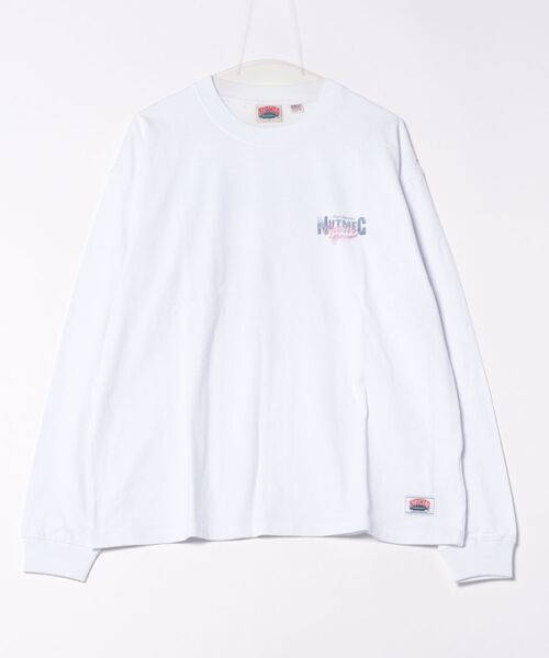 NO NEED(ノーニード)の「【NUTMEG/ナツメグ】BASEBALLロンT(Tシャツ/カットソー・メンズ・ネイビー/ホワイト・M/L)」の13枚目の写真