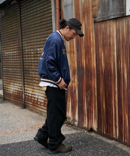 NO NEED(ノーニード)の「【NUTMEG/ナツメグ】BASEBALLロンT(Tシャツ/カットソー・メンズ・ネイビー/ホワイト・M/L)」の4枚目の写真