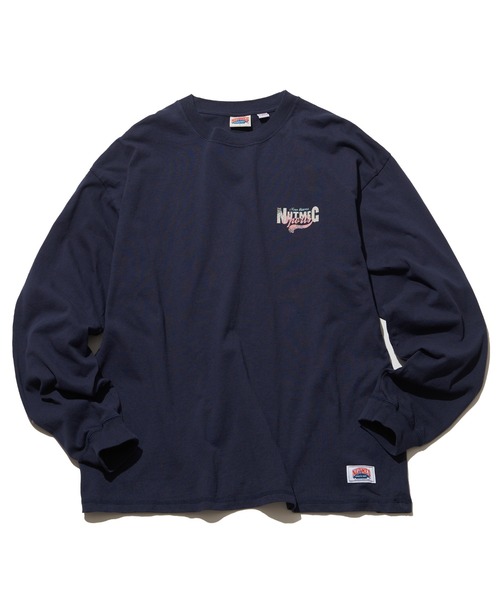 NO NEED(ノーニード)の「【NUTMEG/ナツメグ】BASEBALLロンT(Tシャツ/カットソー・メンズ・ネイビー/ホワイト・M/L)」の7枚目の写真